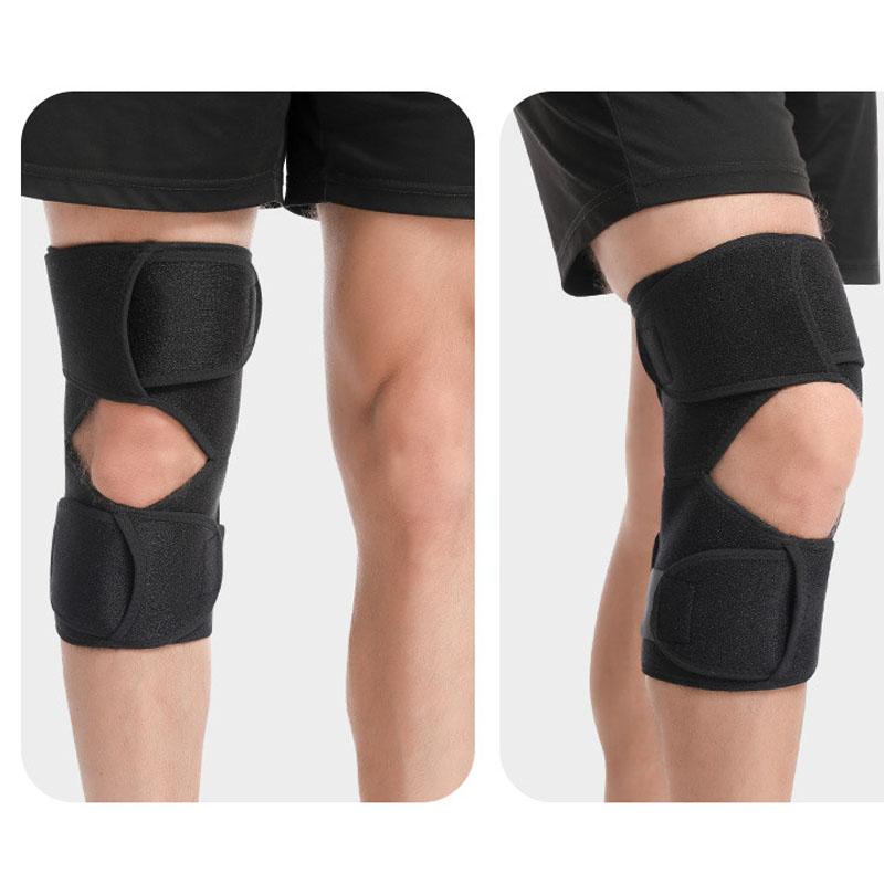 1Pair Adjustable Knee Booster Knee Brace For Patella Immobilization Squatting Knee Protector Outdoor Mountaineering Unisex