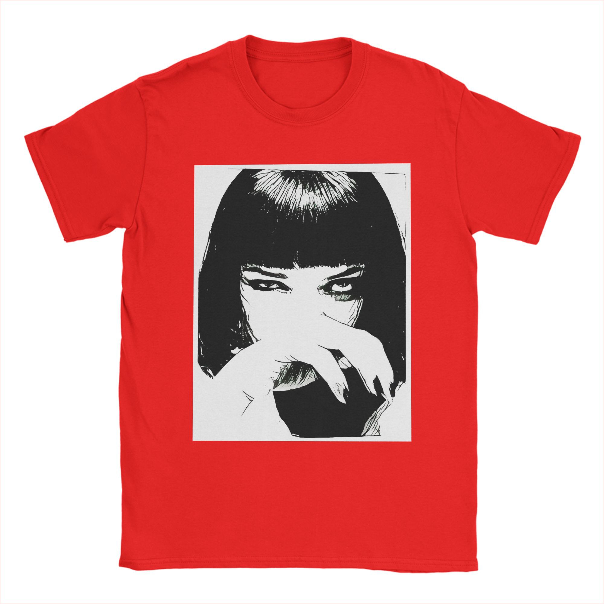 

Мужская футболка Pulp Fiction I Said Goddamn 100% хлопок одежда смешные футболки с коротким рукавом и круглым вырезом классическая футболка S