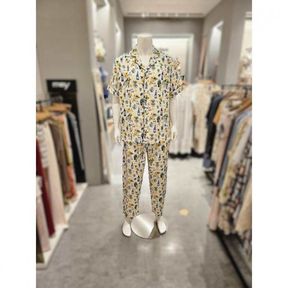

Barbara Cream Flower Men Pajama Amp4619b creamy/105