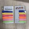 3/6pcs Simple Book Spare Parts Non-Deforming Automatic Bookmark Silicone Bookmark  Business