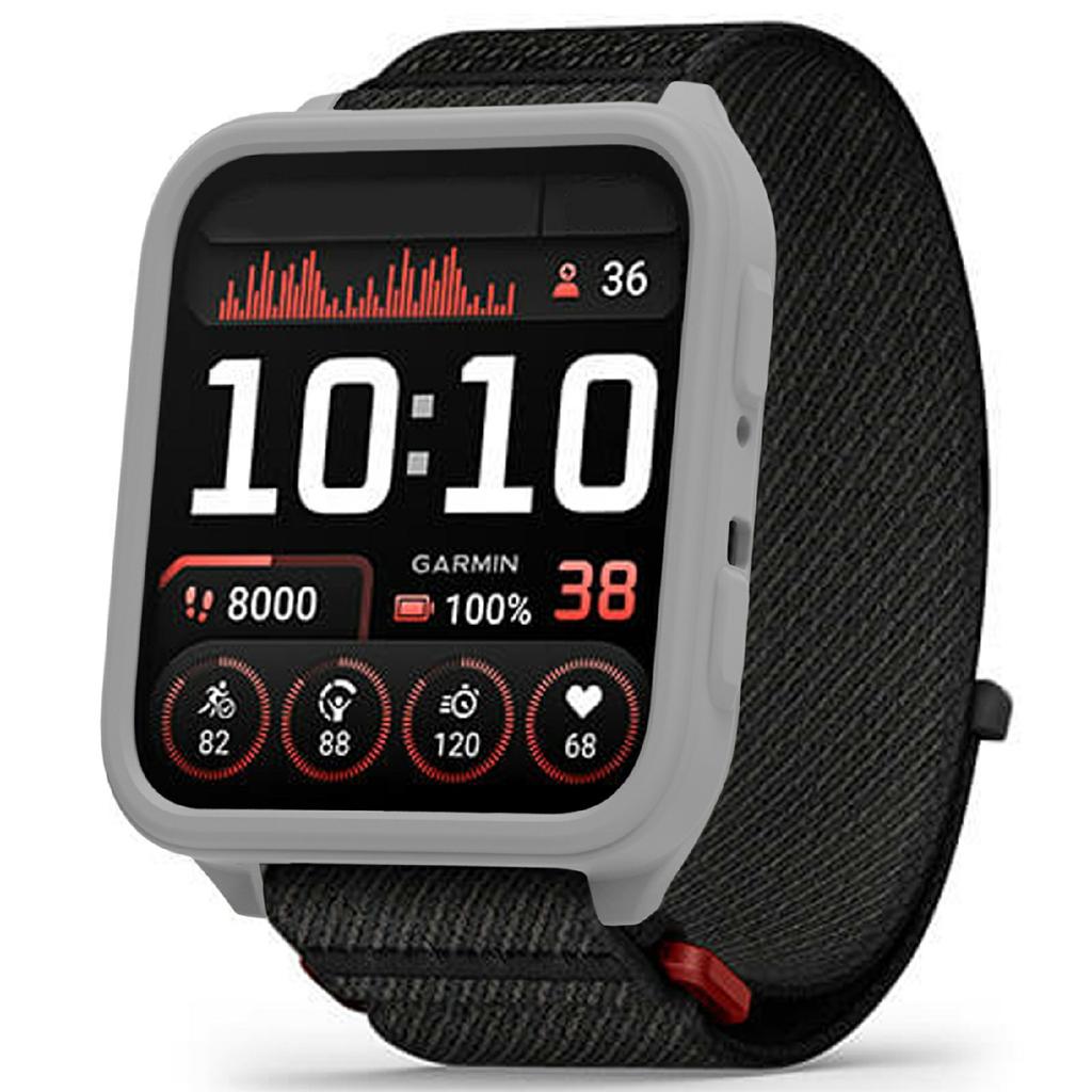 For Garmin Venu X1 Watch Case Soft Silicone Hollow Watch Frame Cover