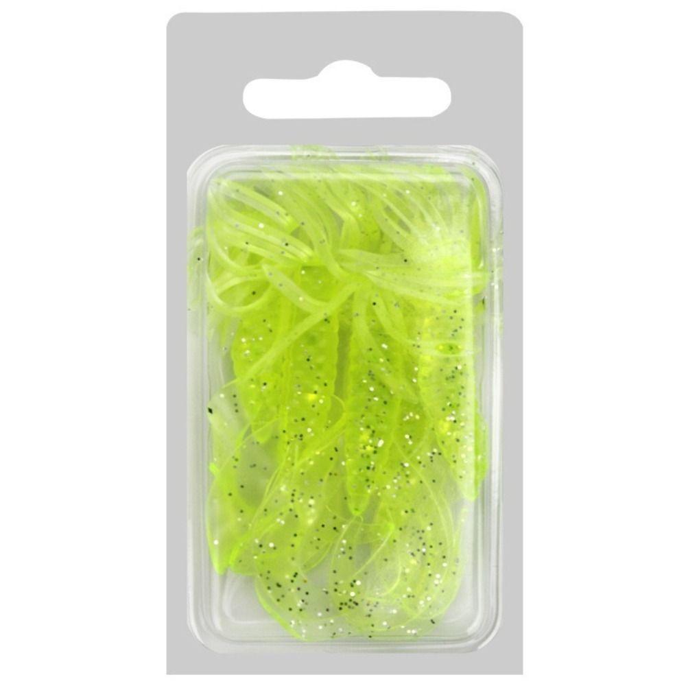 5/10pcs Worm Shape Fishing Lure 1.8g Weight Grub Double Tail Buzz Jig Head Hook  Bass Fishing