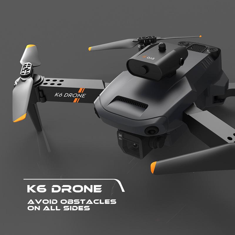 TikTok Drone: K6 Folding Remote-Control Plane with 4K Camera & Four-Sided Obstacle Avoidance.