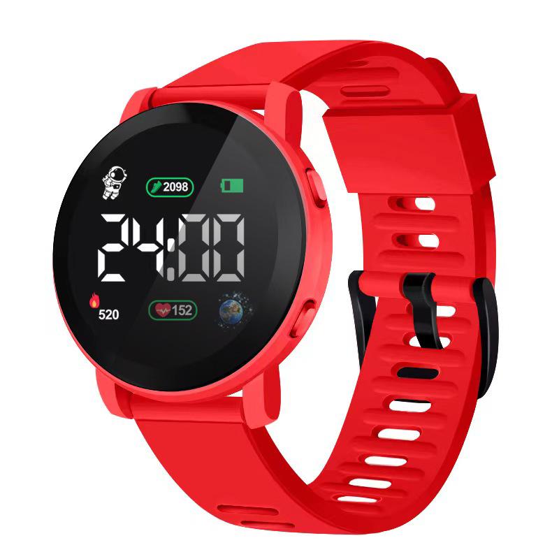 Unisex Kids' Waterproof LED Digital Watch - Multi-Function, Non-Mechanical