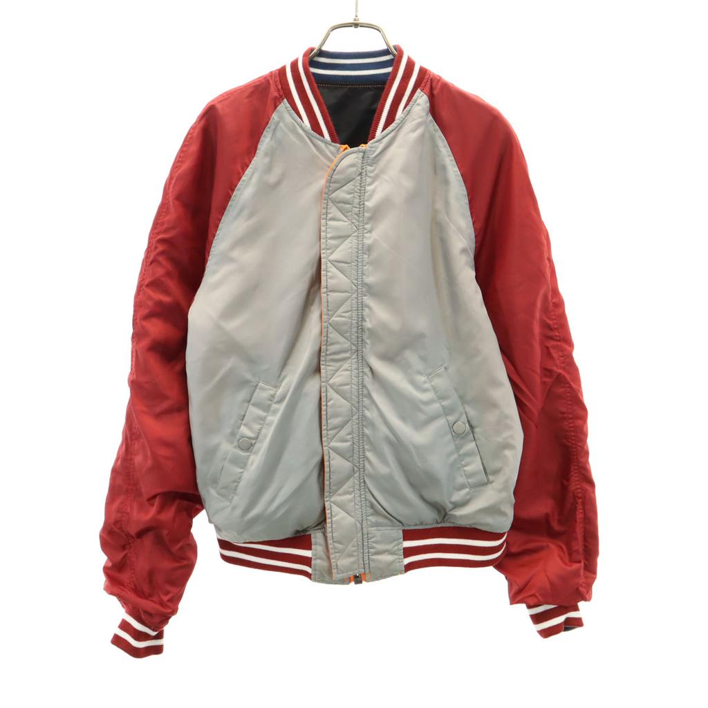 Unbenutzt ALPHA ANTI SOCIAL SOCIAL CLUB Kollaboration Rückenlogo L-2B Fliegerjacke Herren Gebraucht