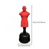Freestanding Punching Bag ShockAbsorbing Human Torso NoiseReducing Skin 178CM Large