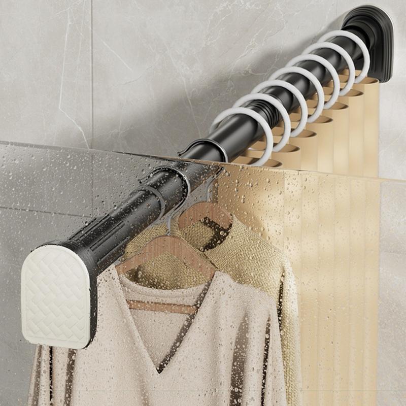 Telescopic Shower Curtain Rod Home Mutifunction Rod