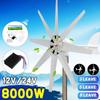 12 / 24V 8000W Wind Turbines Generator Wind Generator With Charge Controller Windmill Energy Turbines Wind Turbine Energy