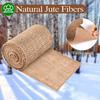 Natural Burlap Tree Protection Wrap Wide Winter Plant Warming Belt Jute Trunk Guard Protector Antifreeze Bandage
