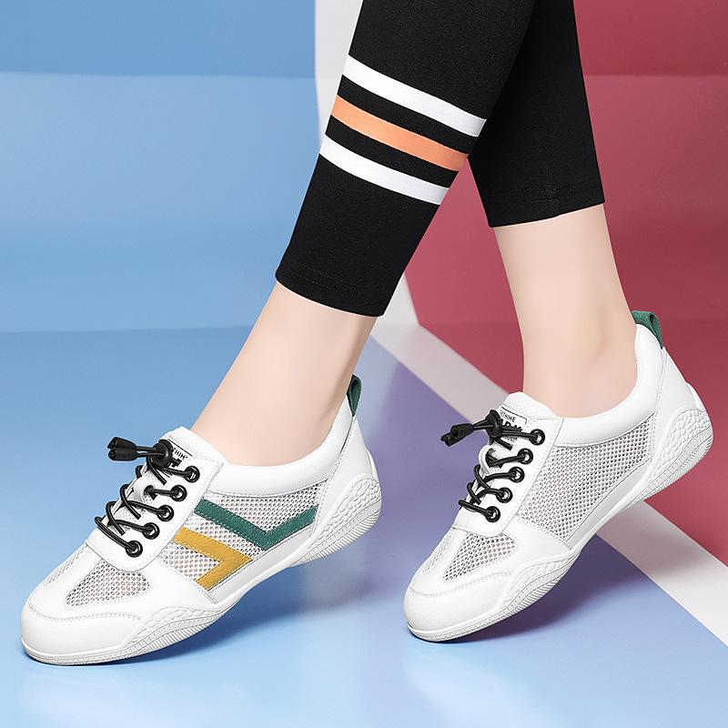

Versatile mesh shoes, new breathable mesh white shoes, spring and summer thin flat-bottomed mesh soft-soled comfortable women s shoes 42