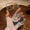 Minimalist Mountain Landscape TPU Phone Case For IPhone 15 14 13 12 11 Pro Max X XR XS 8 7 Plus, Clear Shockproof Protective Cover