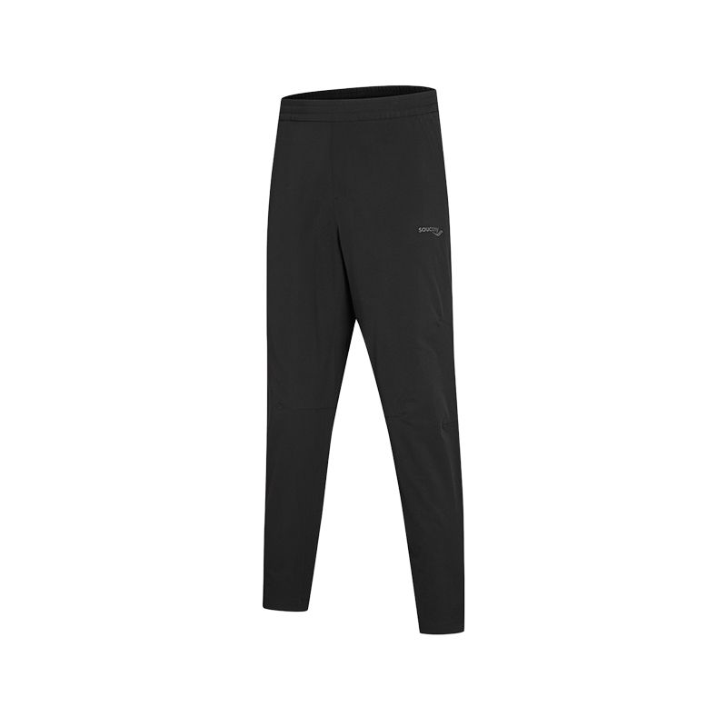 SAUCONY FW25 Удобные, приятные для кожи, прямые, простые повседневные брюки, мужские брюки SA2269WP12L-BK001 S