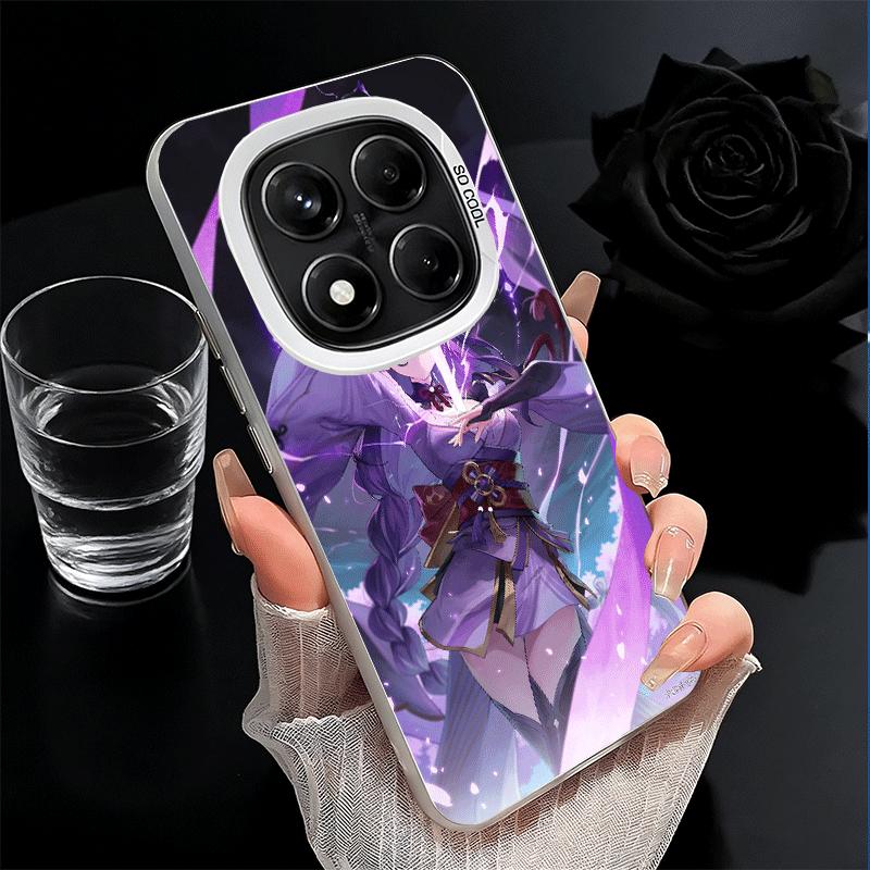 Genshin Impact Raiden Shogun Soft Phone Case for Xiaomi Redmi Note 13 14 15 Pro Plus 12S 12 11S 11 11T 10S 10 Shockproof Cover B