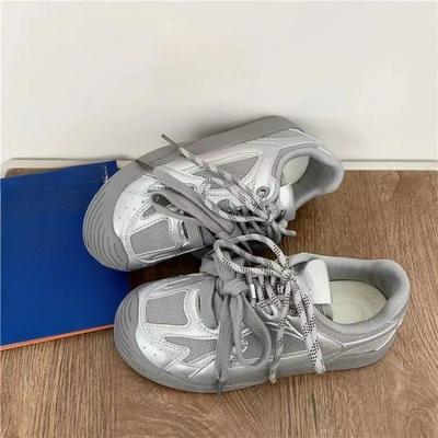 2024 Autumn Casual Women's Solid Color All Comfortable Thick Sole Increase Fashion Women's Shoes