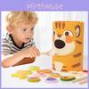 Wooden Feeding Game For Kids With Cognitive Development And Fine Motor Skills Practice For Preschool Learning