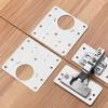 Stainless Steel Thickened Hinge Repair Plate for Cabinet Doors