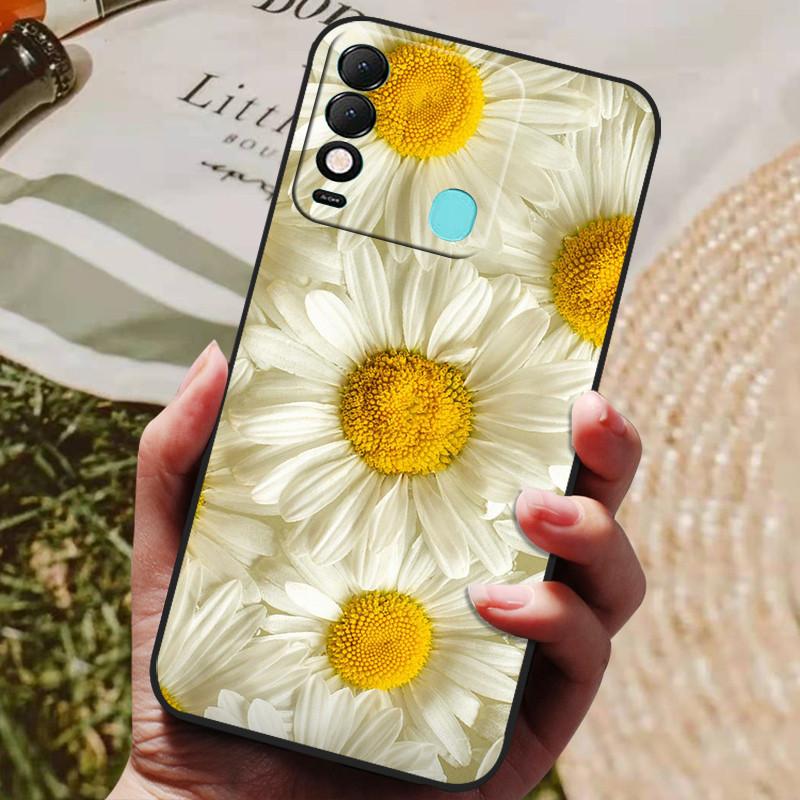 Für Tecno Spark 8 Hülle 8C Silikon Rückabdeckung Handyhülle für Tecno Spark 8 8P 8C Spark8 P Hüllen Spark8P Weicher Stoßfänger coque Fundas