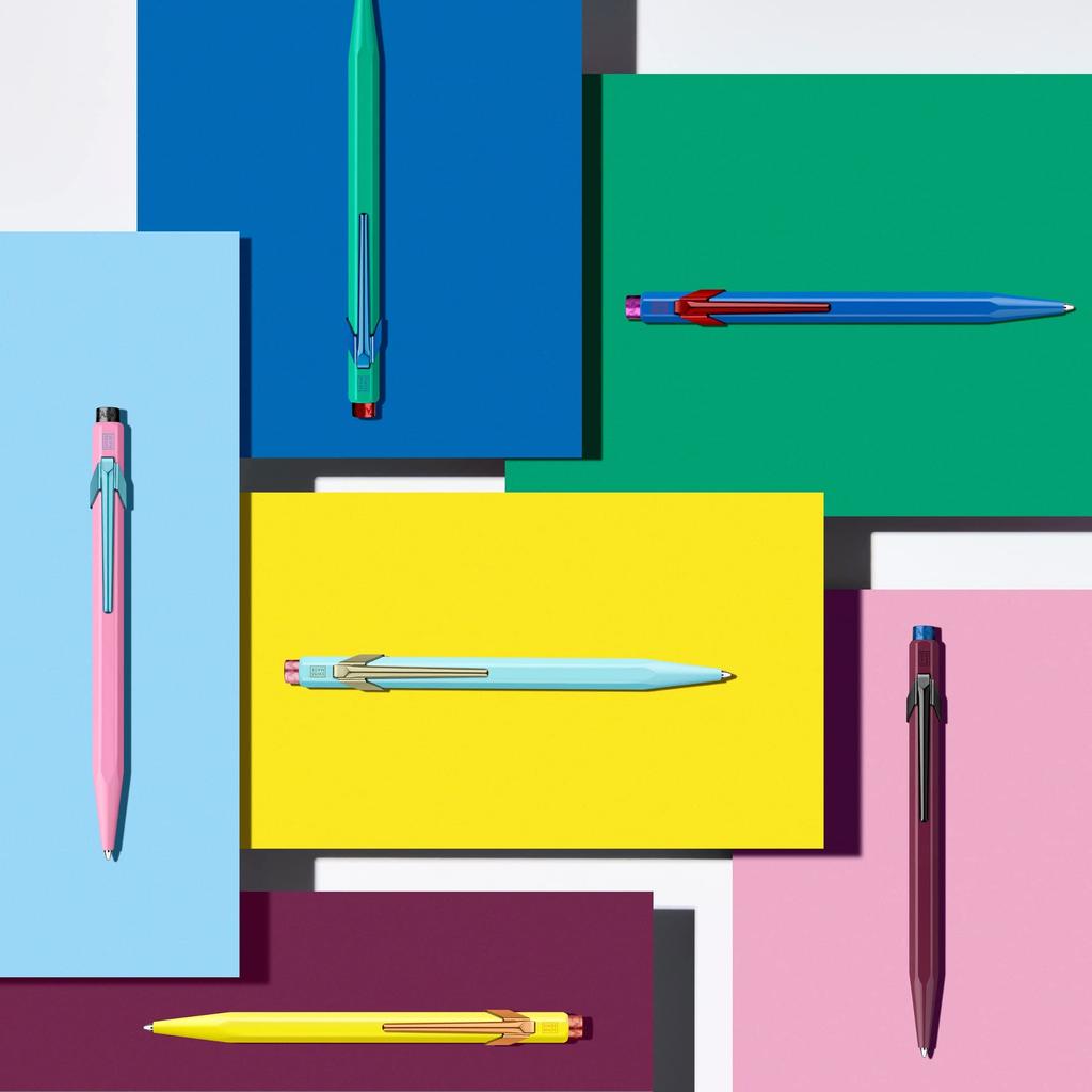 CARAN 849 Your Style Edition 2 Ballpoint Hibiscus Limited Officially Imported D'ACHE Crème Pen, Oil-Based, Pink, NF0849-536, Edition,