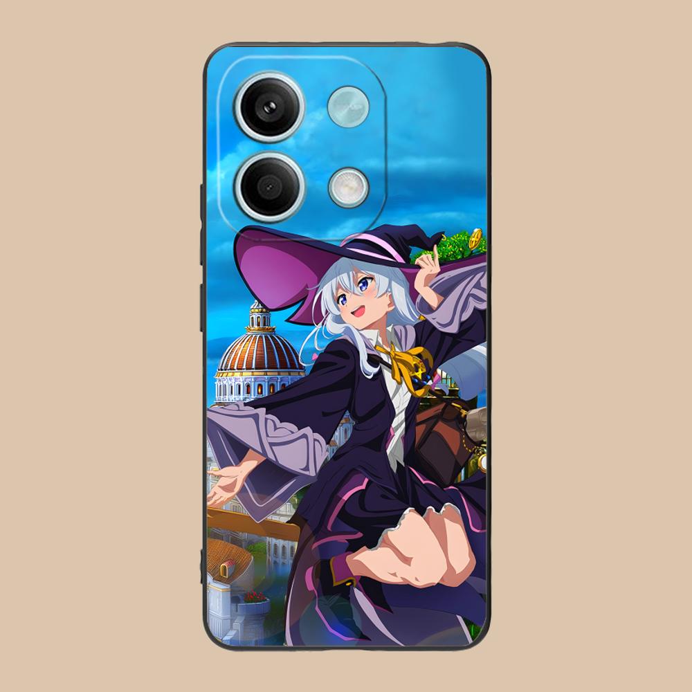 Wandering Witch Elaina Matte TPU Mobile Phone Case for POCO M7 M6 M5 M4 M3 X7 X6 X5 X4 X3 Pro GT 5G Colorful Printing Cover