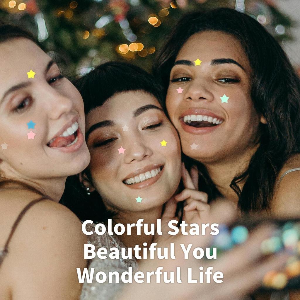 1400 Pieces of Multi-color Star Acne Patches, Facial Acne Patches, Concealer Acne Patches, and Pimples Patches, Ultra-thin