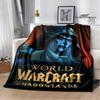 Game World of Warcraft Printed Blanket Kids Warm Flannel Soft and Comfortable Blankets Home travel blanket birthday gift