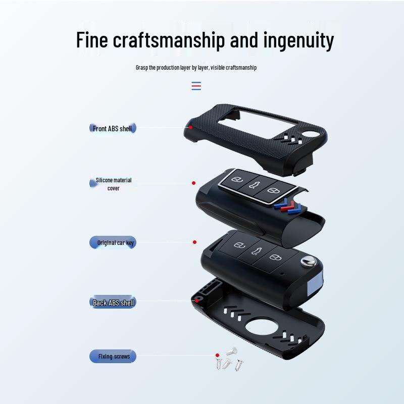 21 VW Golf 8 Key Case for ID46 Teramont & Skoda Octavia