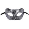 Retro Halloween Mask Antique Silver Gold Half Face Mask For Women Men Carnival Dress Masque Ball Costume Party Props Cosplay