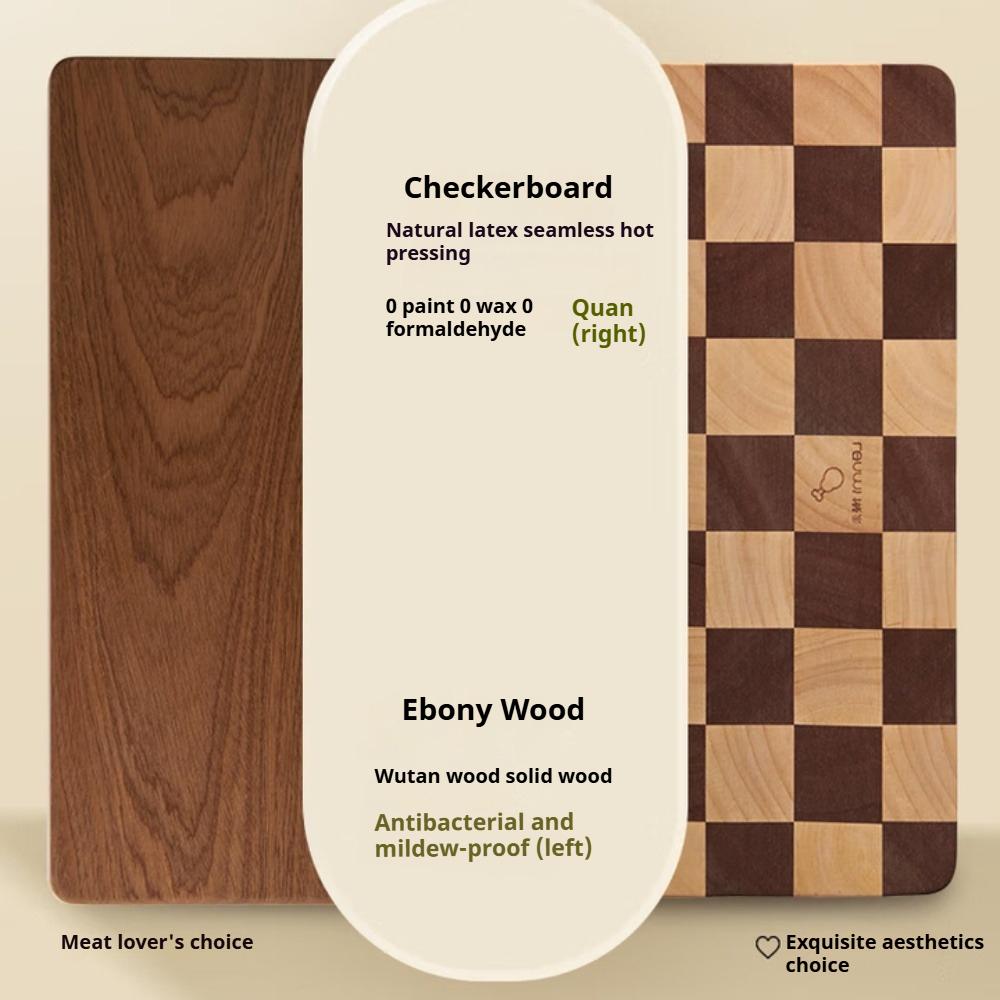 Набір квадратних обробних дощок у формі платівки Антибактеріальна обробна дошка з масиву дерева Декоративна обробна дошка для м'яса, фруктів, овочів