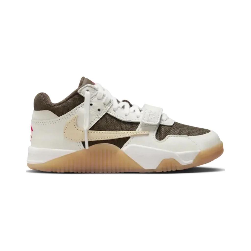 Air Jordan Travis Scott X Jordan Jumpman Jack TR PS Sail Kids Sneakers Cream Muslin Dark-Mocha FJ2851-100