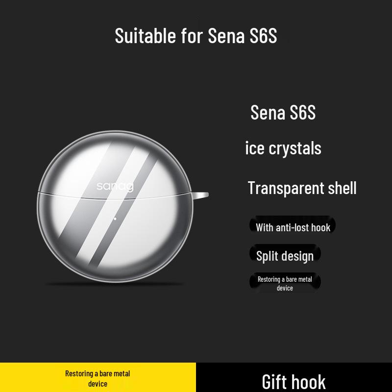 Мягкий защитный чехол для Bluetooth-наушников Sanag S7S AI (для S6S Pro) Sena S7S
