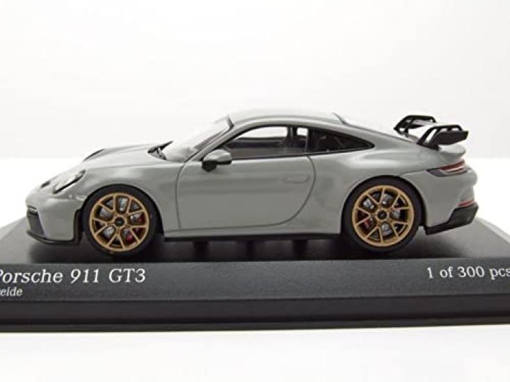 Minichamps Porsche 911 992 GT3 2020 Light Gray Limited Edition of 300 1/43