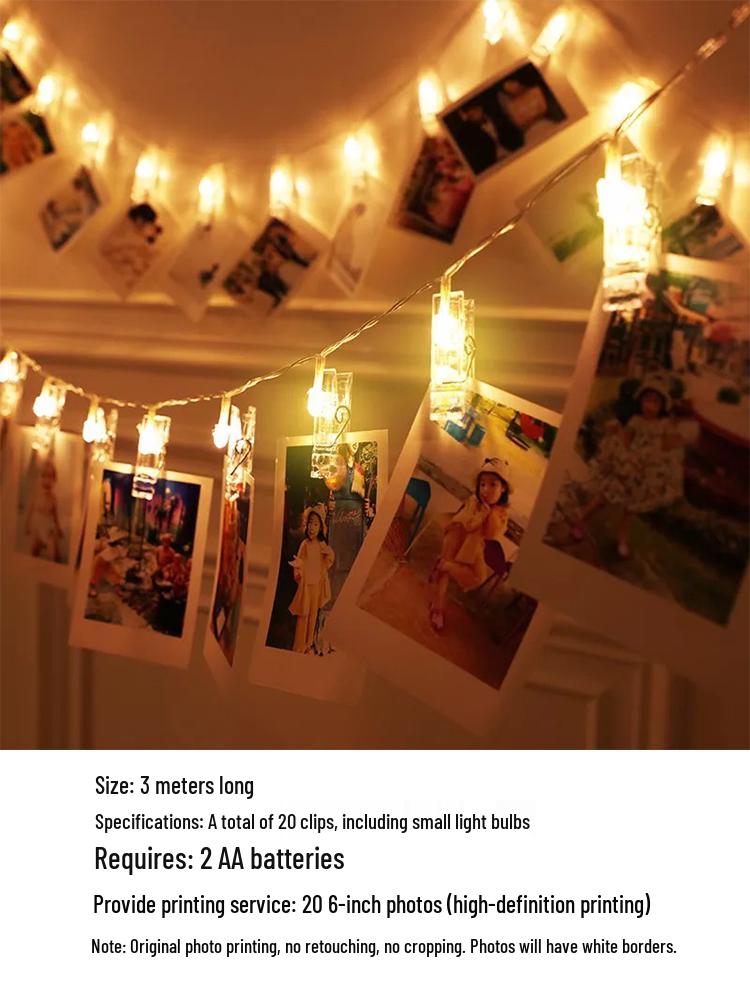First Birthday Fairy Lights Decor: Photo Wall, Bunting, and Decorative Lights for a Happy Party