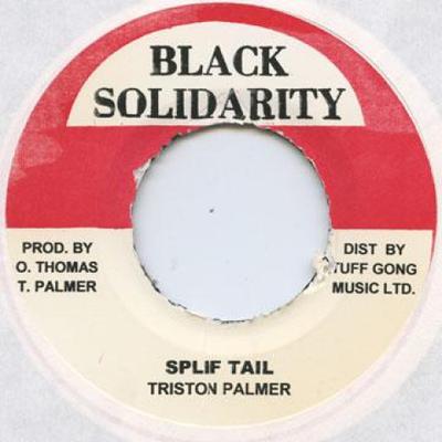 Disc 7 inch TRISTON PALMER - Splif Tail BS001 Negru Solidarit 1979 Jamaica Reggae, Ska & Dub