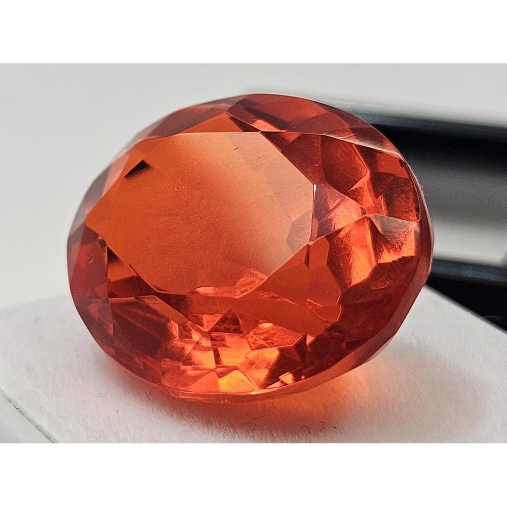 Natural Sapphire Orange Oval Cut 23-24 Ct Fabulous Loose Gemstone