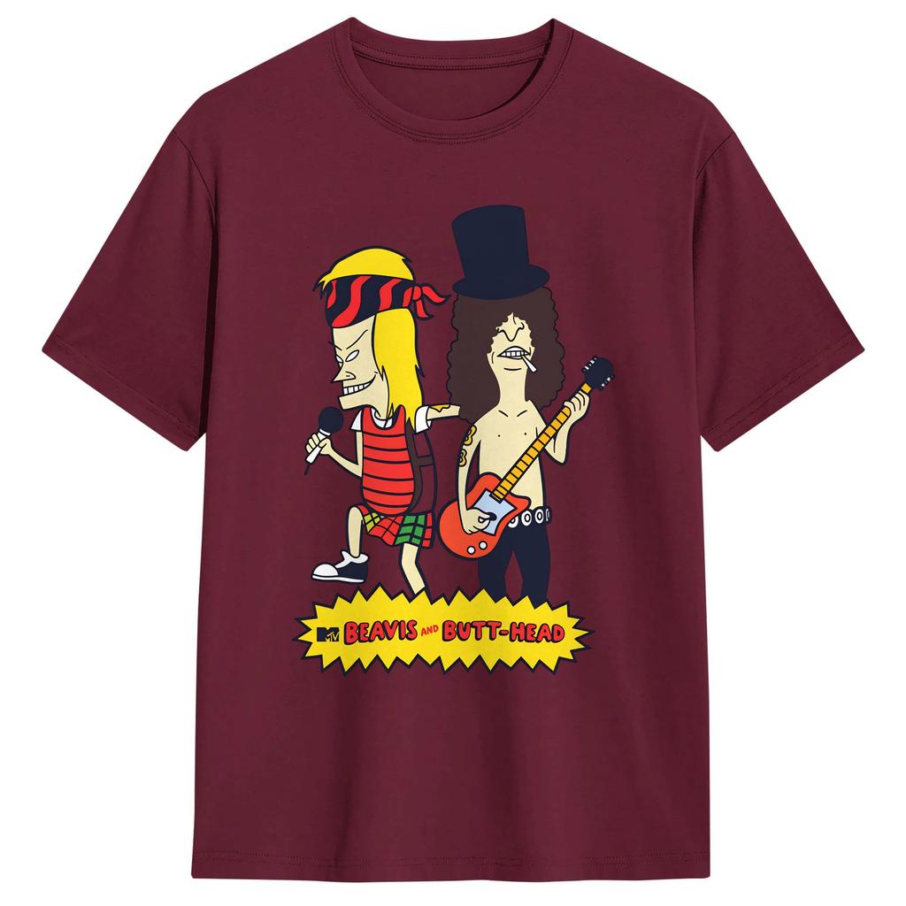 T-shirt Beavis and ButtHead Estiva Cotone T-shirt Per Adulto Harajuku Casual Maglietta Manica Corta Stile Street Top Magliette