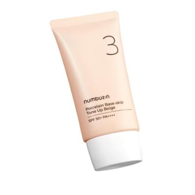 Numbersin No.3 Foundation-Skip Tone-Up Beige SPF50+ PA++++ 50ml