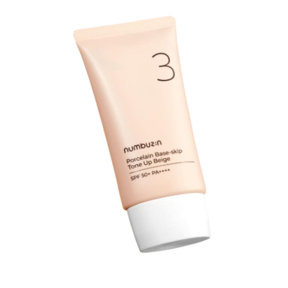 Numbersin No.3 Foundation-Skip Tone-Up Beige SPF50+ PA++++ 50ml