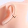 Eyebrow Cartilage Helix Hoop Stud Tragus Septum Round Beads Nose Ring Body Piercing Lip Earring