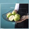 Nordic Creative Fruit Basket Ironwork Home Fruit Plate Snack Storage Basket Living Room Desktop Storage