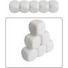 10Pcs White Dices Cube Six Sided Dices with Round Corners 16MM Acrylic Dices for Classroom Board Game Sticker