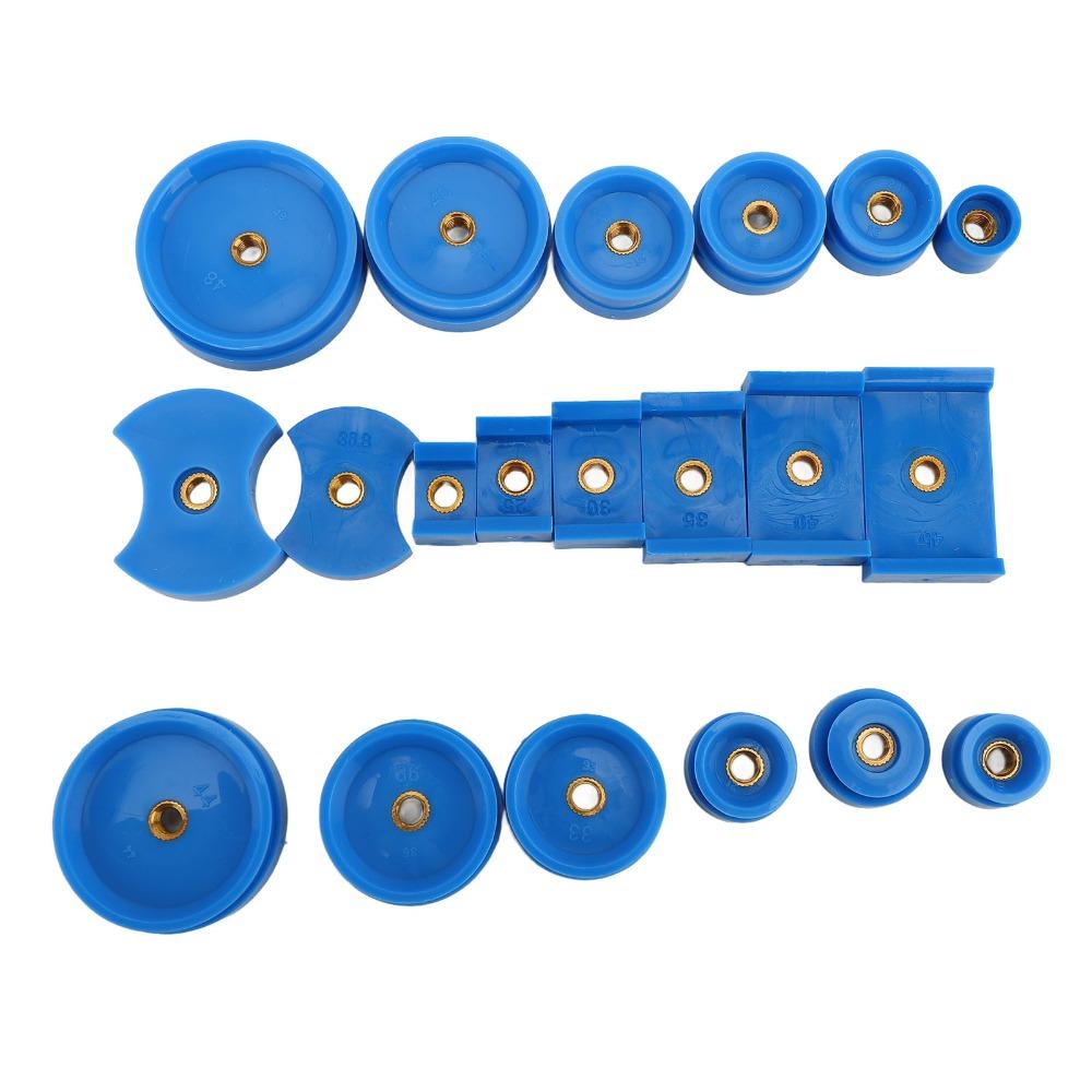 20Pcs Plastic Dies Watch Press Dies Kit Blue Color Watch Case Press Dies  Watch Repair