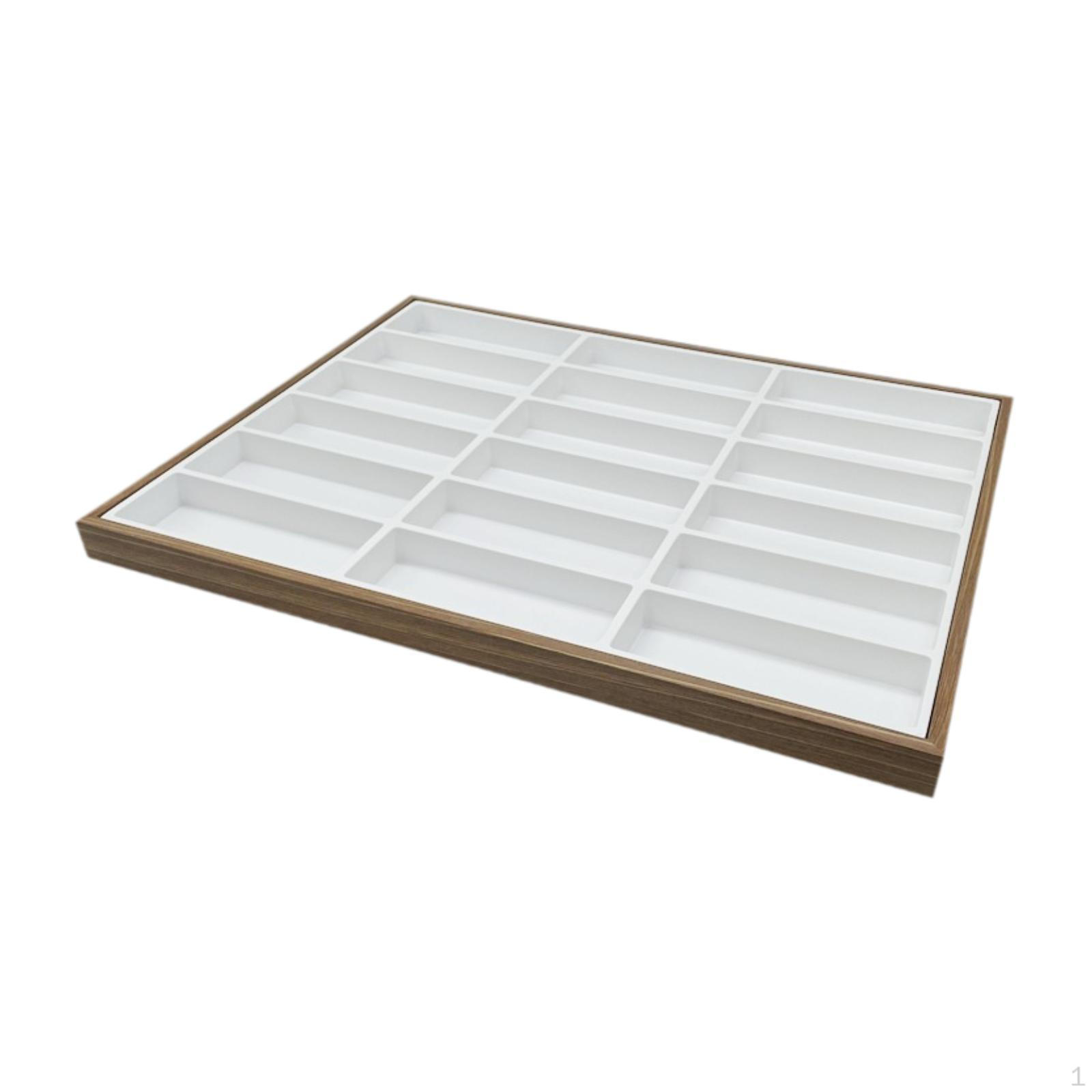 

Органайзер для хранения солнцезащитных очков и ювелирных изделий, держатель для дисплея Home Retail White Inner