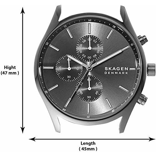 Skagen HOLST SKW6608 Men's Watch, Officially Imported, Black