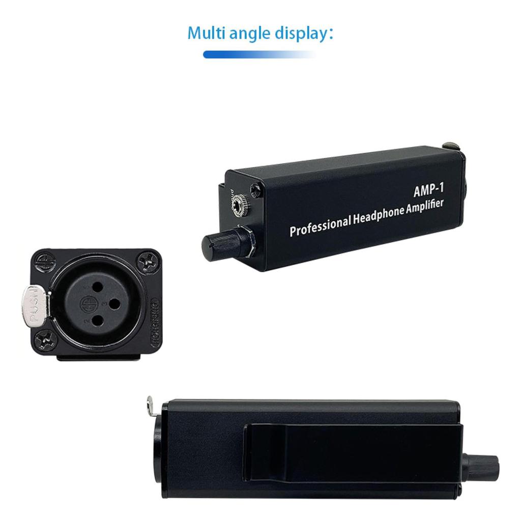 Personal Monitor Analog Headphone Amplifier Stereo Headphone Earphone Amplifier In-ear Amplifier,