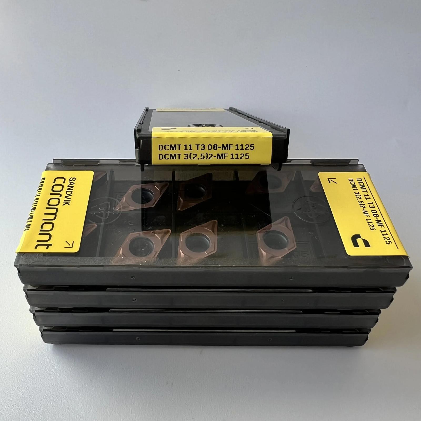 

SANDVIK / DCMT11T308-MF 1125 / Industrial indexable Carbide Inserts 10 Pcs
