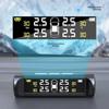 TPMS Tire Pressure Monitoring System Solar Power Digital LCD Display Tire Pressure Monitor Driving Safety External Sensor