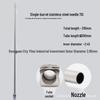 Edelstahl-Dosierspritze mit 300-mm-Schlauch & Spitze