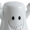 Middle Finger Ghost Toothpick Box, Halloween Ghost Toothpick Holder Dispenser, Dental Floss Swabs Toothpick Container for Kitchen Countertop