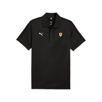Race Cloudspan Ferrari Team Series Odvádějící vlhkost Rychleschnoucí Módní Měkké Polo tričko s krátkým rukávem Pánská polo trička Černá 630185-01
