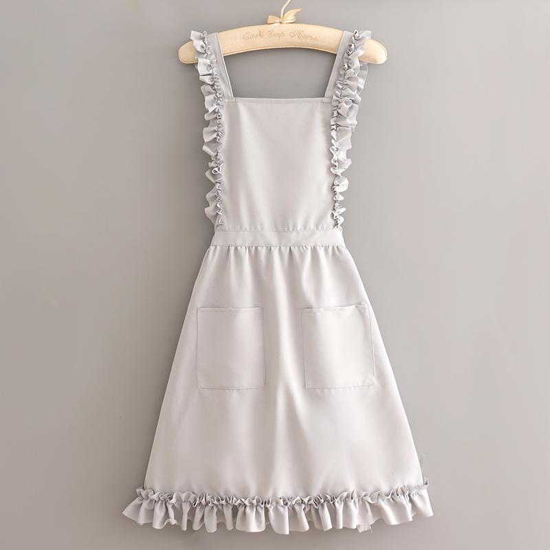 Cute Cooking Waterproof Princess Lace Apron Work Clothes Milk Tea Shop Nail Art Shop Flower Shop Durable